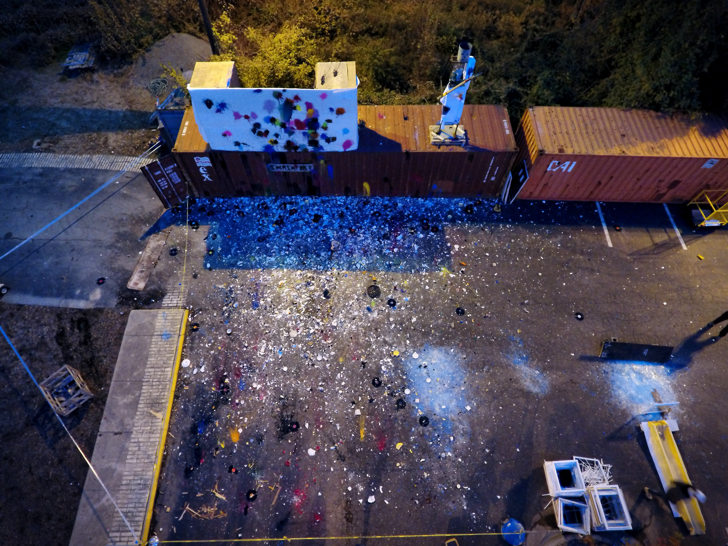 Aerial view of SmashFest