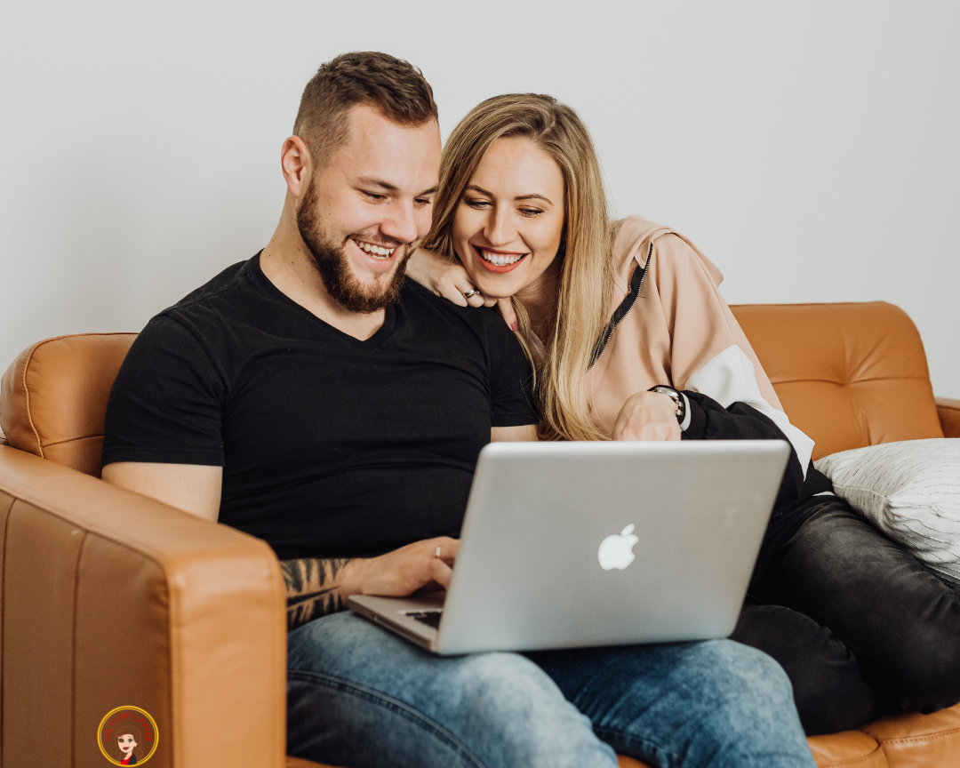 Young couple reviewing important documents together while planning their future with an estate planning attorney in Wake County, North Carolina.