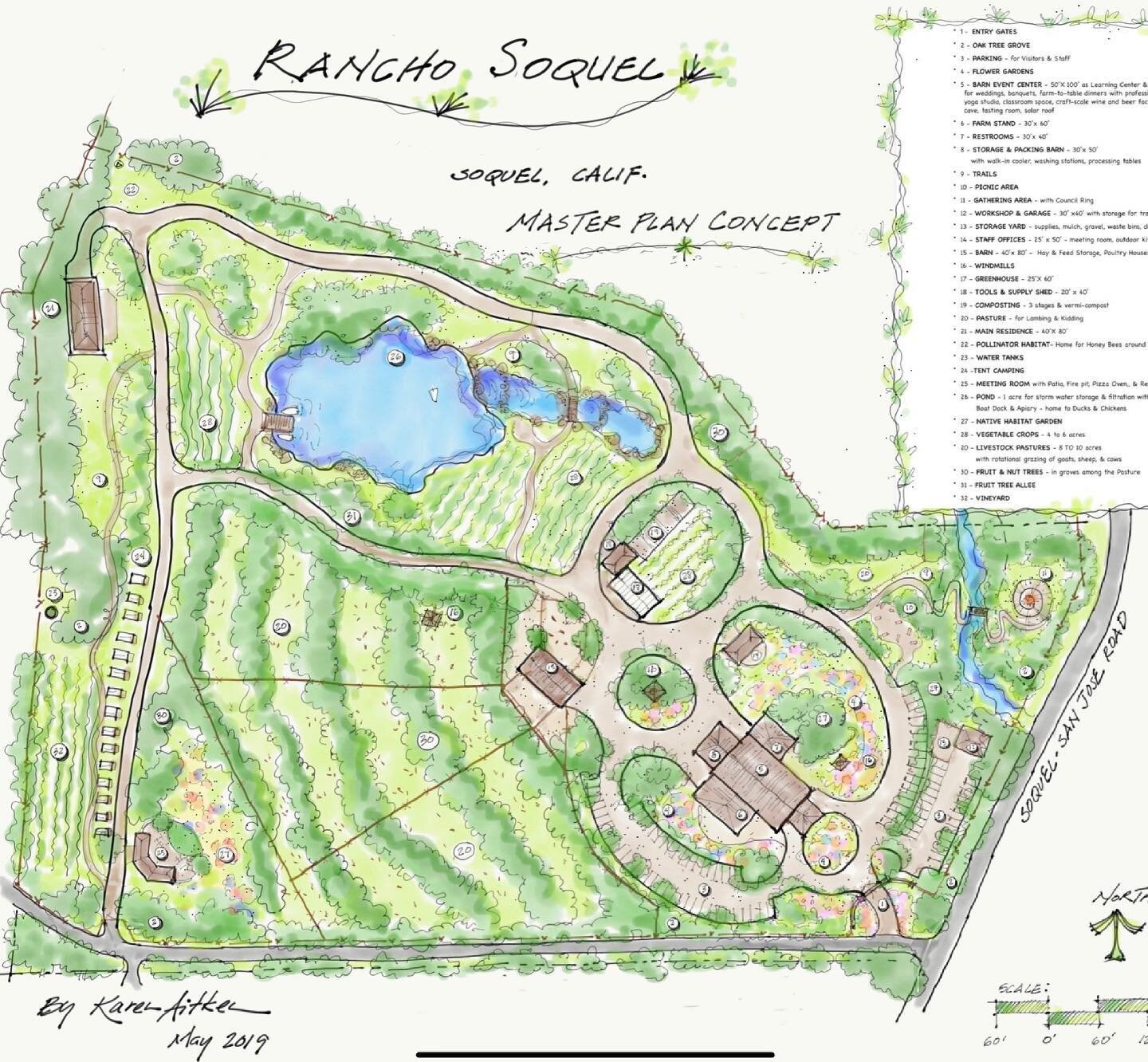 Our team is really excited about @ranchosoquelfarm ๐ฝ. Landscape architecture is all about making outdoor spaces enjoyable to  use as well as beautiful to look at. This project takes this idea to another level. These 130 acres need to be functional,