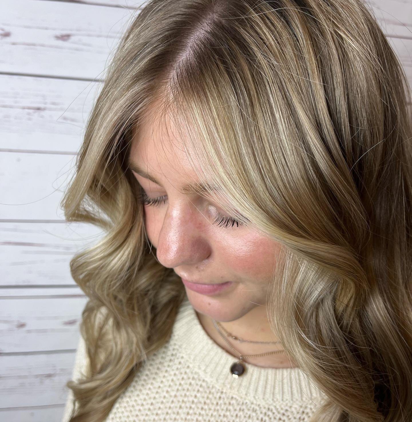 Brightened up this babe! 

Whose ready for spring!?✨🌼
#hairebyclairemarie #spokanehair #spokanebalayage #lorealprofessionnel #shadeseq #spokanehairstylist