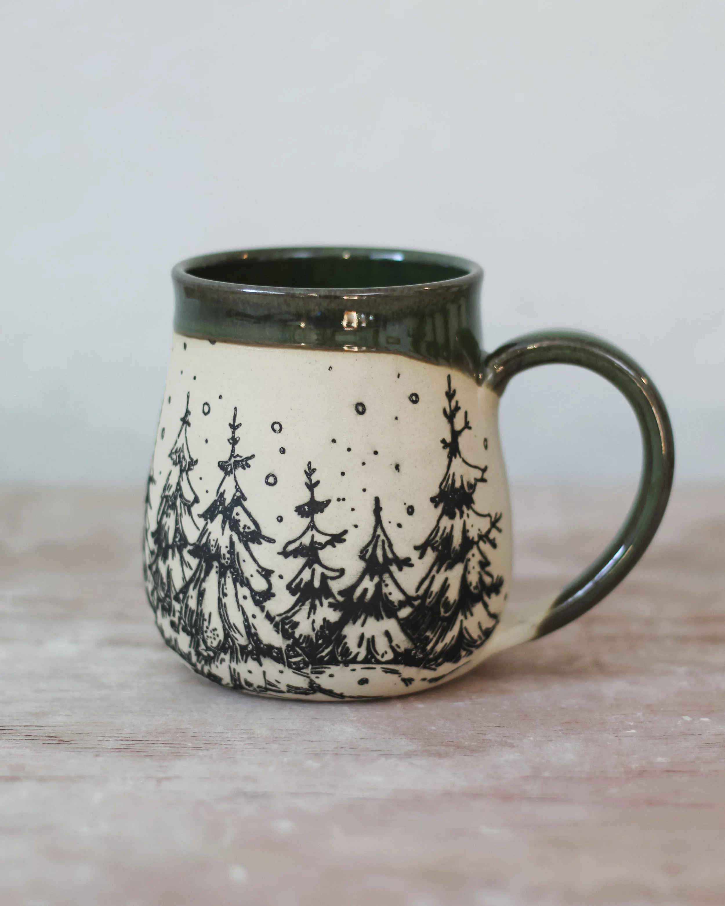 Snowy Trees Mug