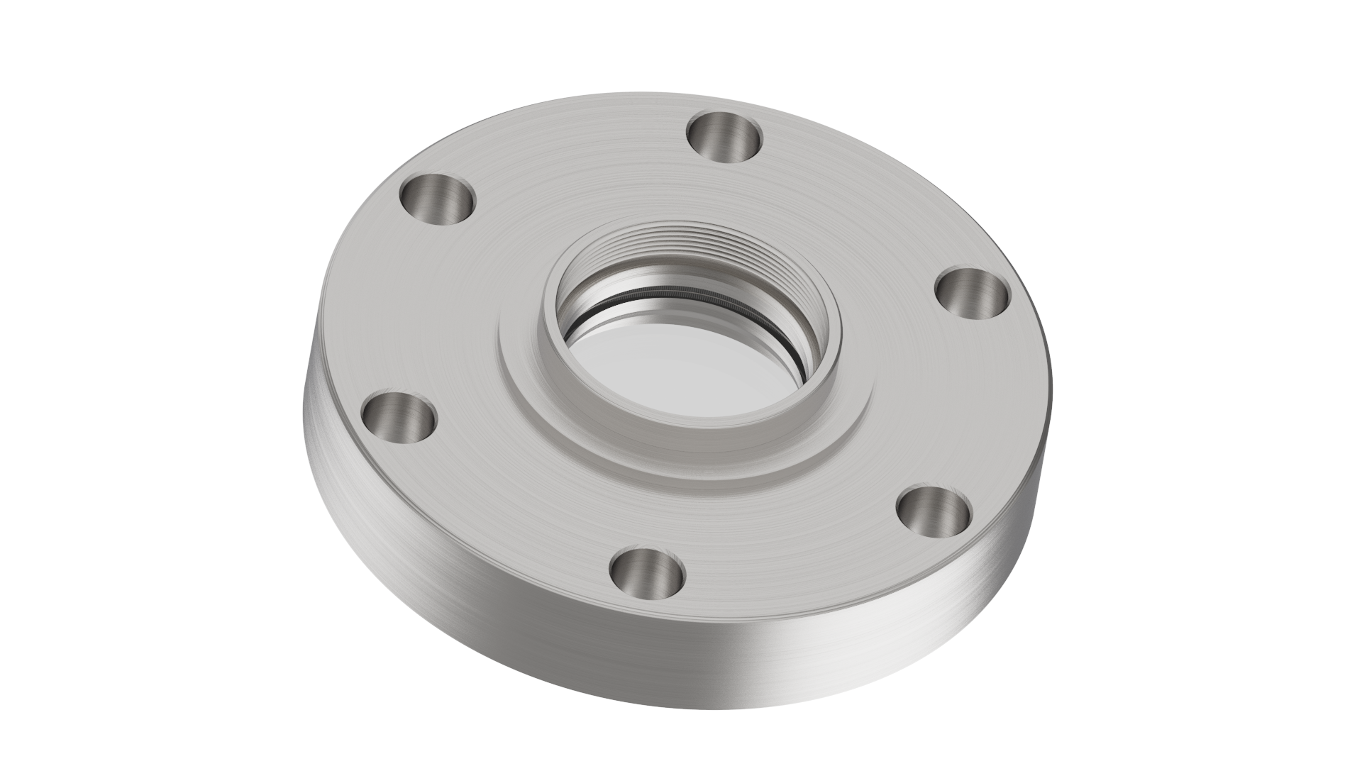 Calcium Fluoride 157nm VUV Grade UHV Viewport on a Non-magnetic 316LN 2 ...