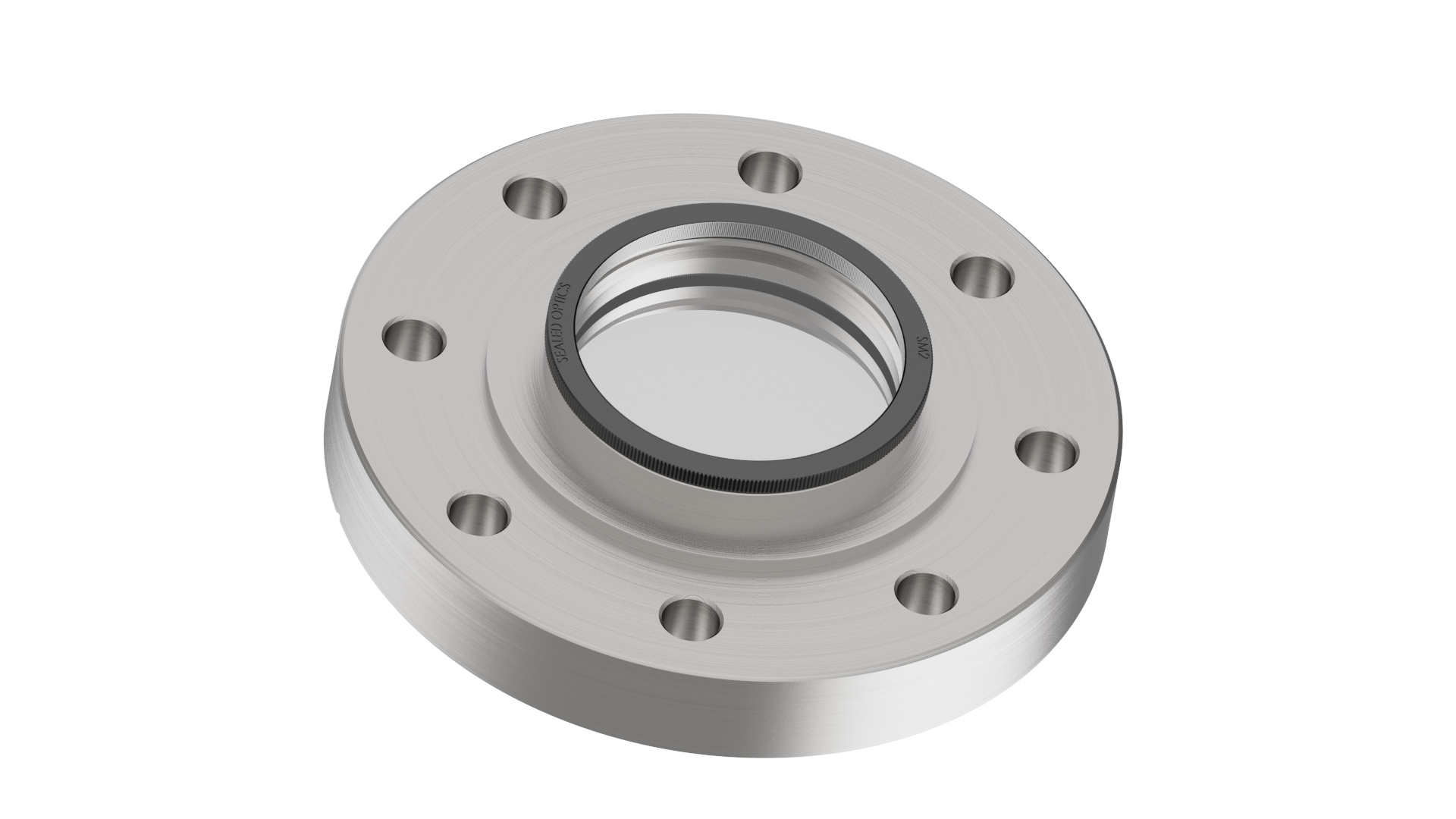Calcium Fluoride 157nm VUV Grade UHV Viewport on a Non-magnetic 316LN ...