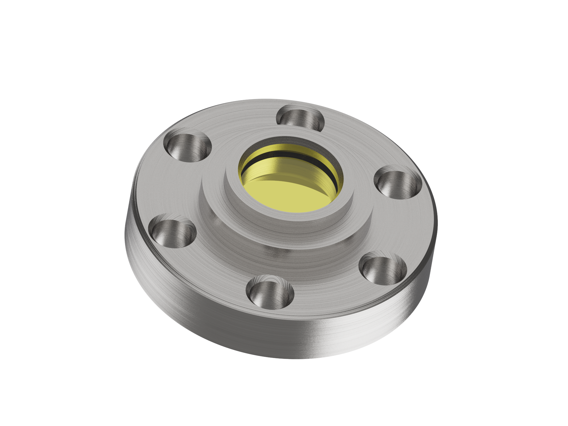 Zinc Selenide IR Grade UHV Viewport on a Non-magnetic 316LN ss 1.33 ...