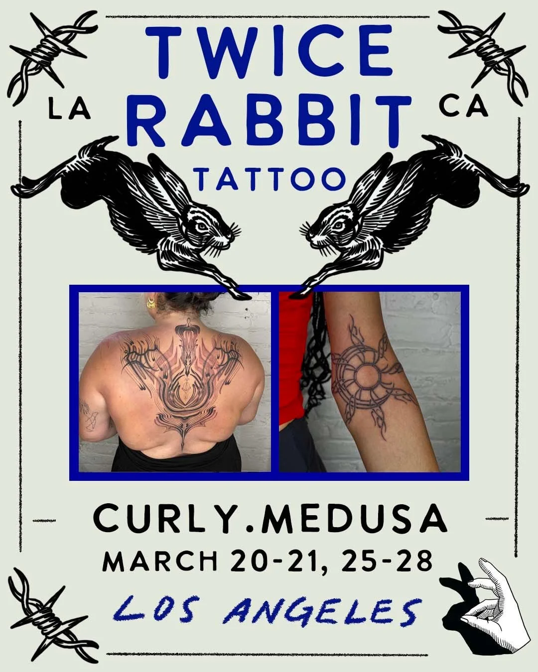 We can&rsquo;t wait to have @curly.medusa back at the studio for a few weekends in March ⚔️ reach out to her directly to book!