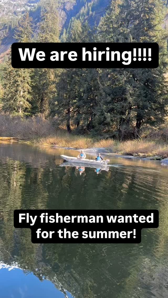 We are hiring for a another Junior Guide/Fly Shop Employee position! The job would start as soon as you could get here, we have housing available but locals are preferred. You must know how to fly fish and tie flies. Email resumes to info@familyairto