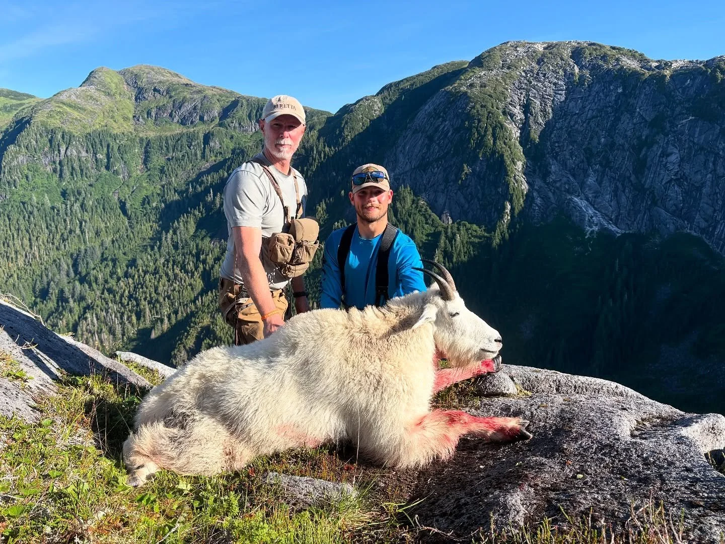 Another successful goat taken out by @dalincharters and @devin_dalin it’s been a great year for Billies! #mountaingoat #goat #goats #nature #mountains #wildlife #goatsofinstagram #hiking #wildlifephotography #oneofakind #southeastalaska #ketchi