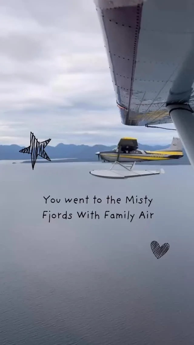 π€ Just off your cruise ship? Hop on a floatplane with Family Air Tours and see why the Misty Fjords are called Alaska’s Grand Canyon of the North!
Soar over waterfalls, cliffs, and glacier lakes — then land in the heart of the wildernes