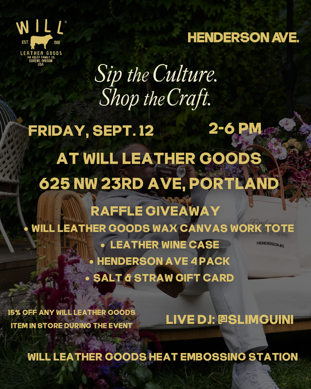 Sip the Culture. Shop the Craft