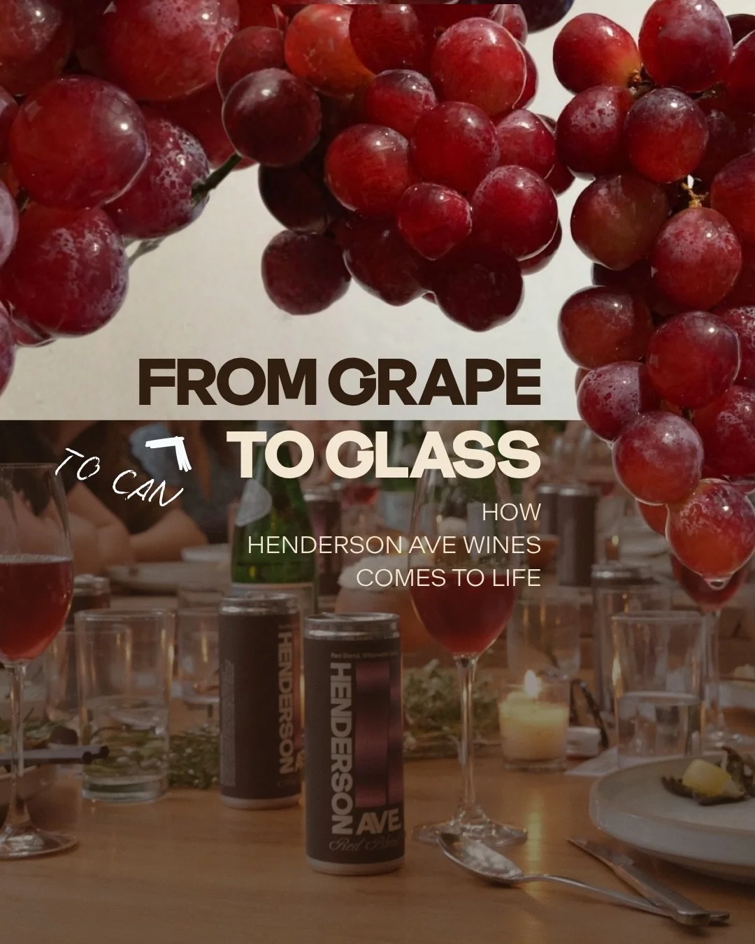 How good can a canned wine be?

The short answer? We take the same care that goes into a bottle goes into Henderson Ave. Good grapes. Thoughtful winemaking. Careful blending. Then we package it in a way that fits how we actually gather today.
