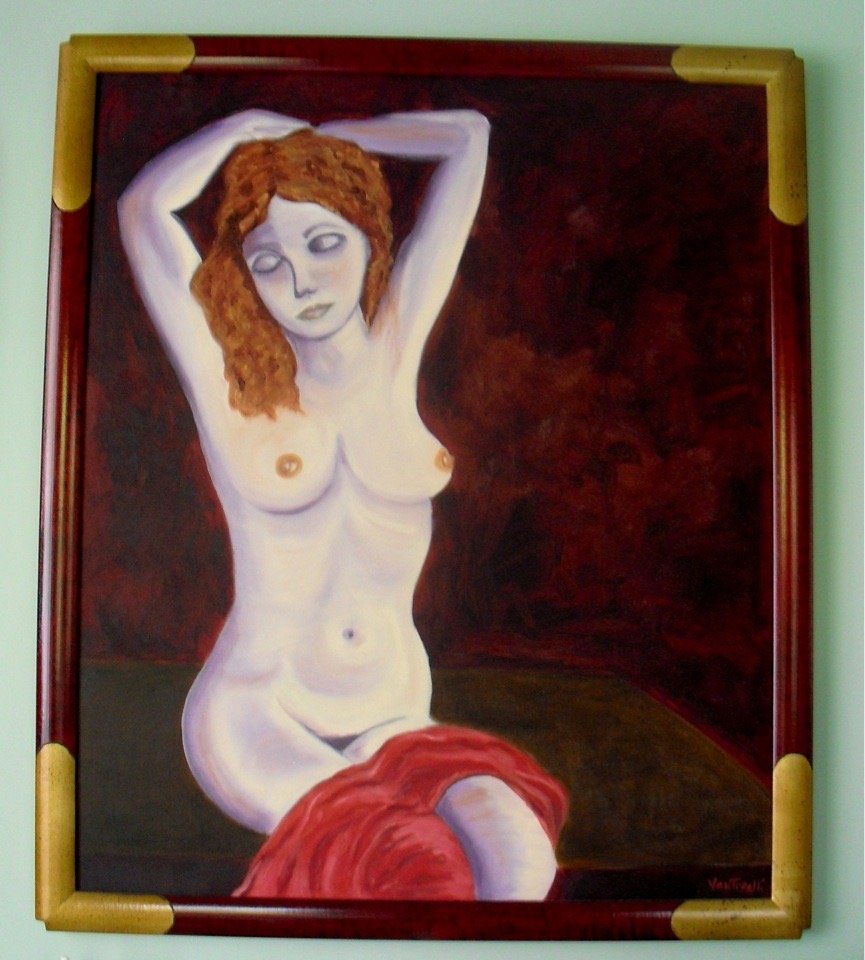 Nude With Robe