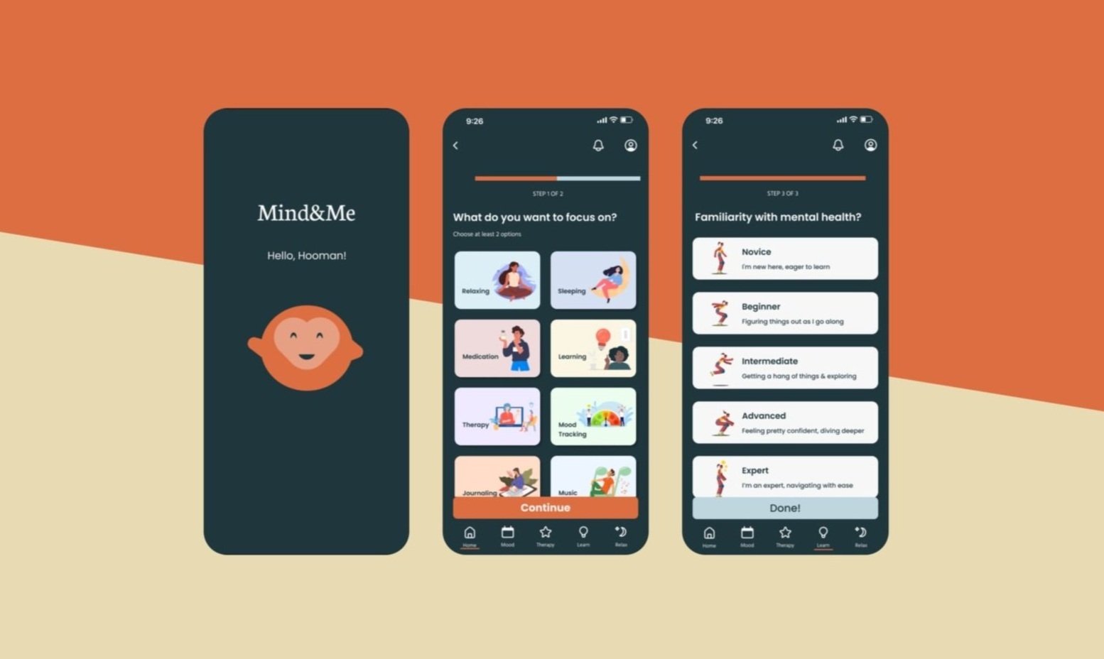 UX Design: Mind & Me