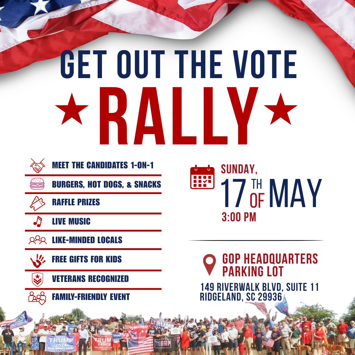 Beaufort County Republican Party “Get Out The Vote” Rally