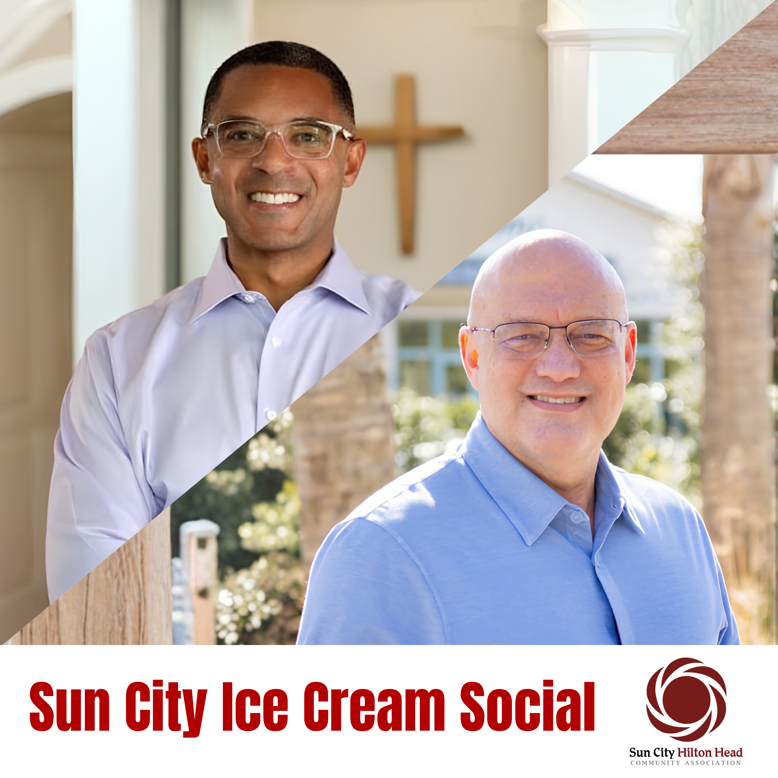 Mike Reichenbach and Mark Smith Sun City Ice Cream Social