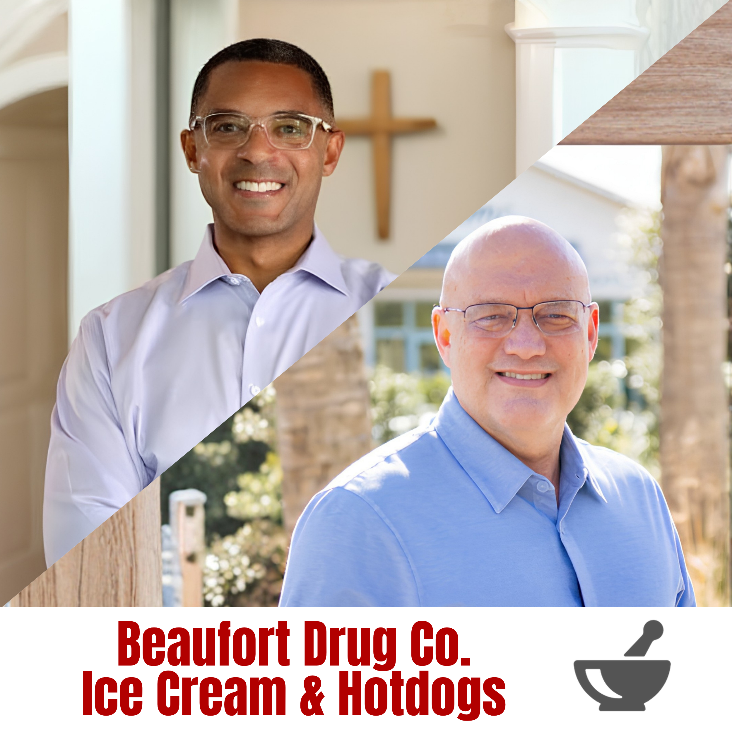 Mike Reichenbach and Mark Smith Beaufort Drug Co. Ice Cream &amp; Hotdogs