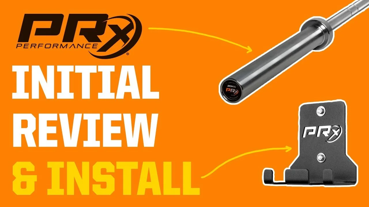 PRx 20KG Olympic Elite Bar and Storage Rack Review: Install and First Impressions