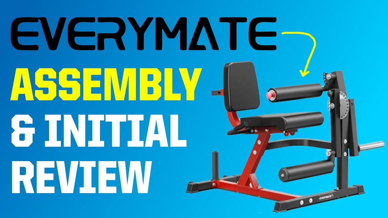 Everymate Fitness 3-1 Leg Extension &amp; Curl Machine: Assembly &amp; Initial Review