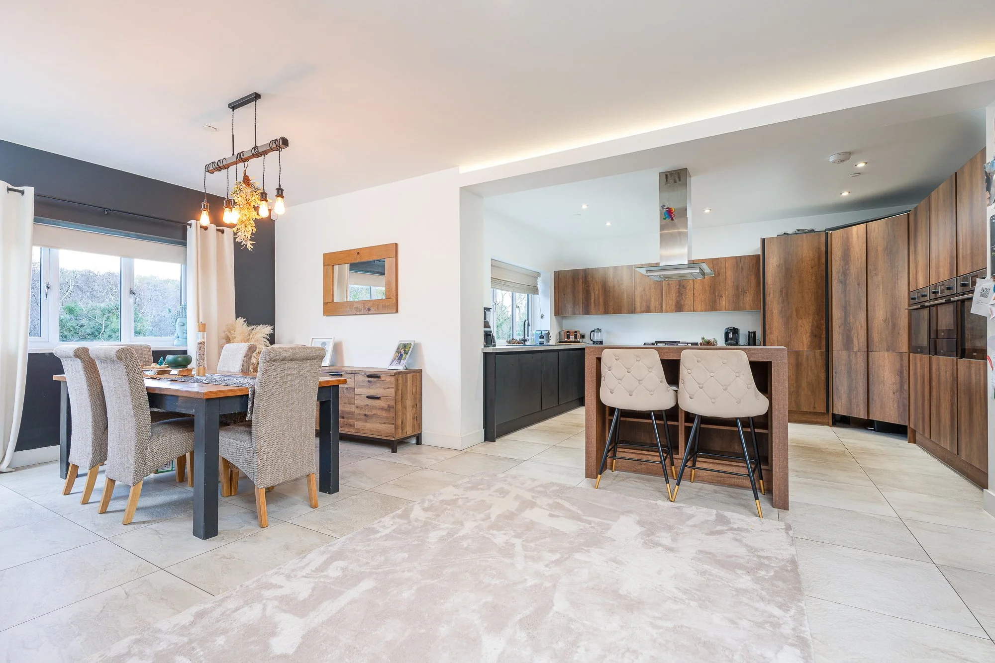 Property photography and video in a modern home in South Wales, uk