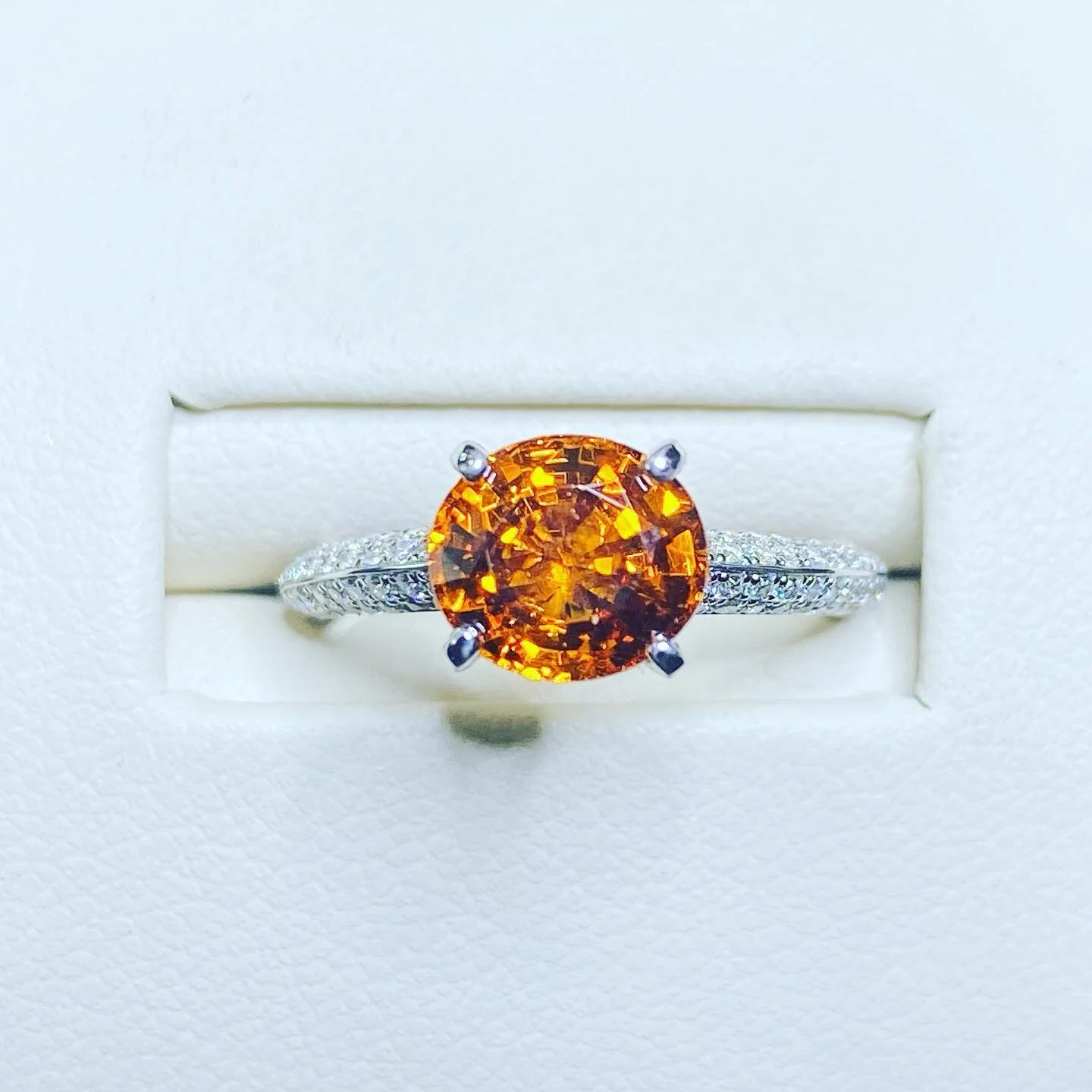 Nice little v shape ring I made today with about a hundred melee diamonds  #ring #jewelry #handmade #custom #diamonds #pave #bright #cut #beautiful