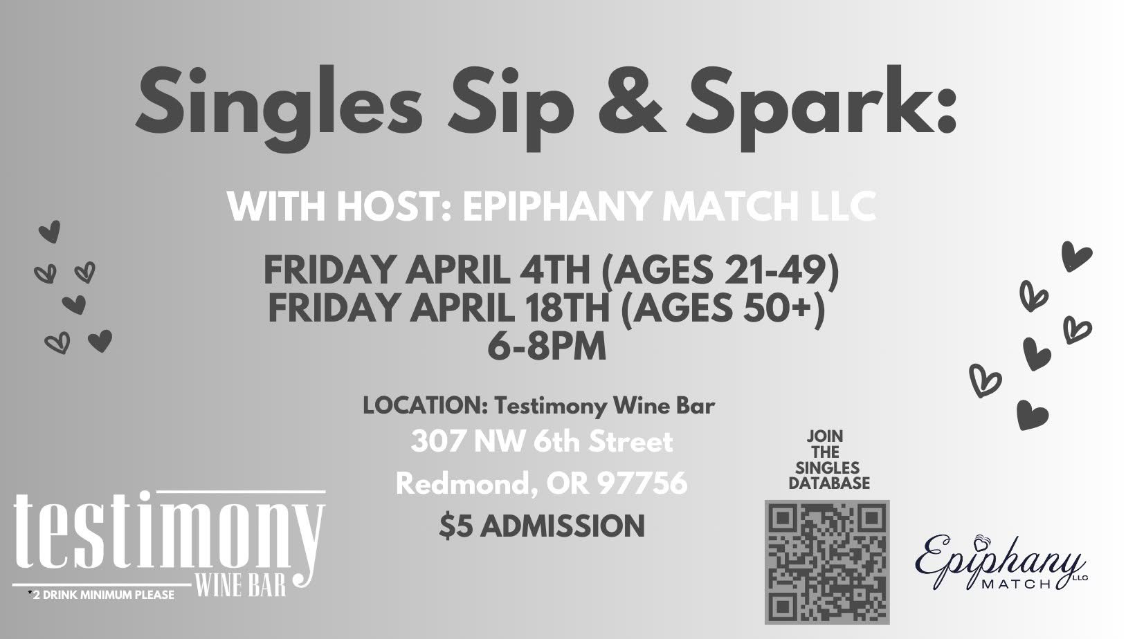 Singles Sip & Spark