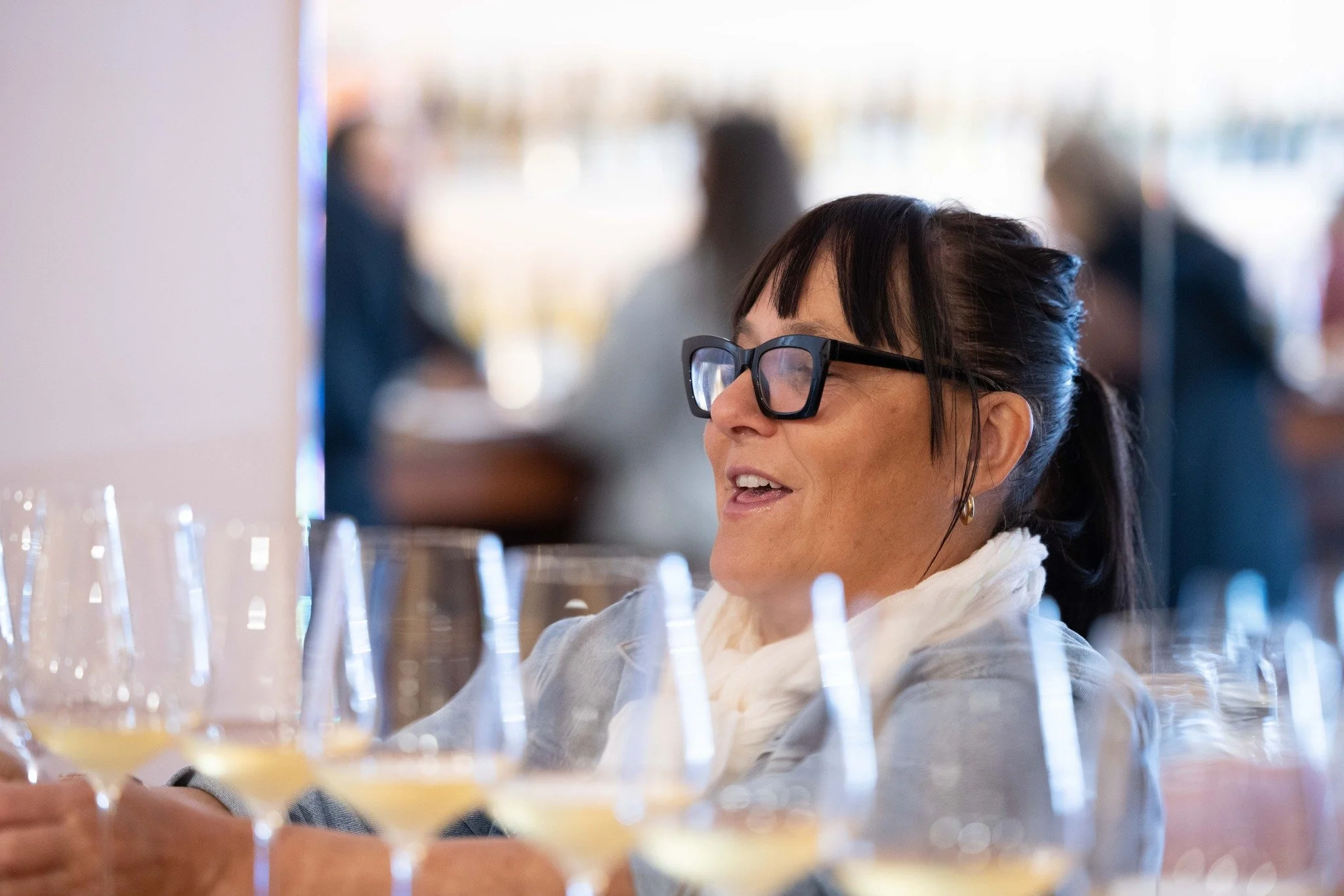 Sonia&rsquo;s got the whites marching in formation. Open until 9pm for Friday vino!