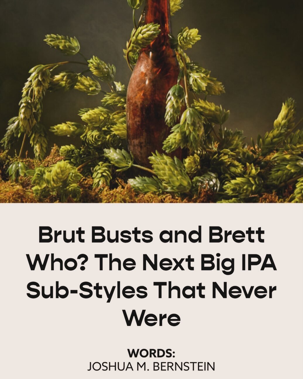 The IPA is American craft brewing&rsquo;s version of fast fashion. Soon after new styles or techniques are developed, trendsetters are imitated nationwide and around the globe, as breweries capitalize on the latest craze. Like that Shein shirt, few I