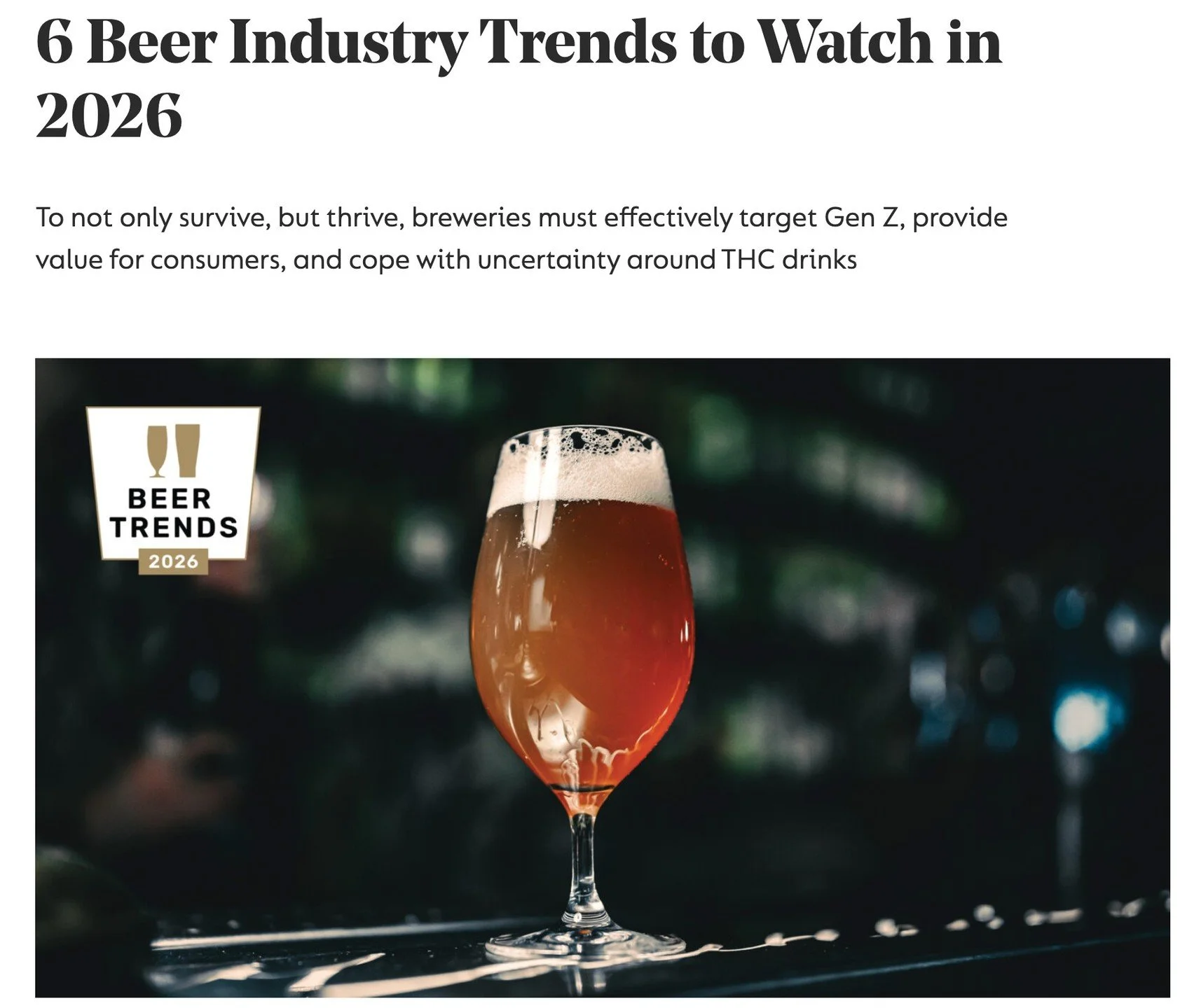 Each year for @sevenfiftydaily, I canvas brewing industry stakeholders to create a comprehensive road map for the coming year in beer. More than ever, a cloud of negativity covers an industry roiled by erratic tariffs, spiking costs, declining consum