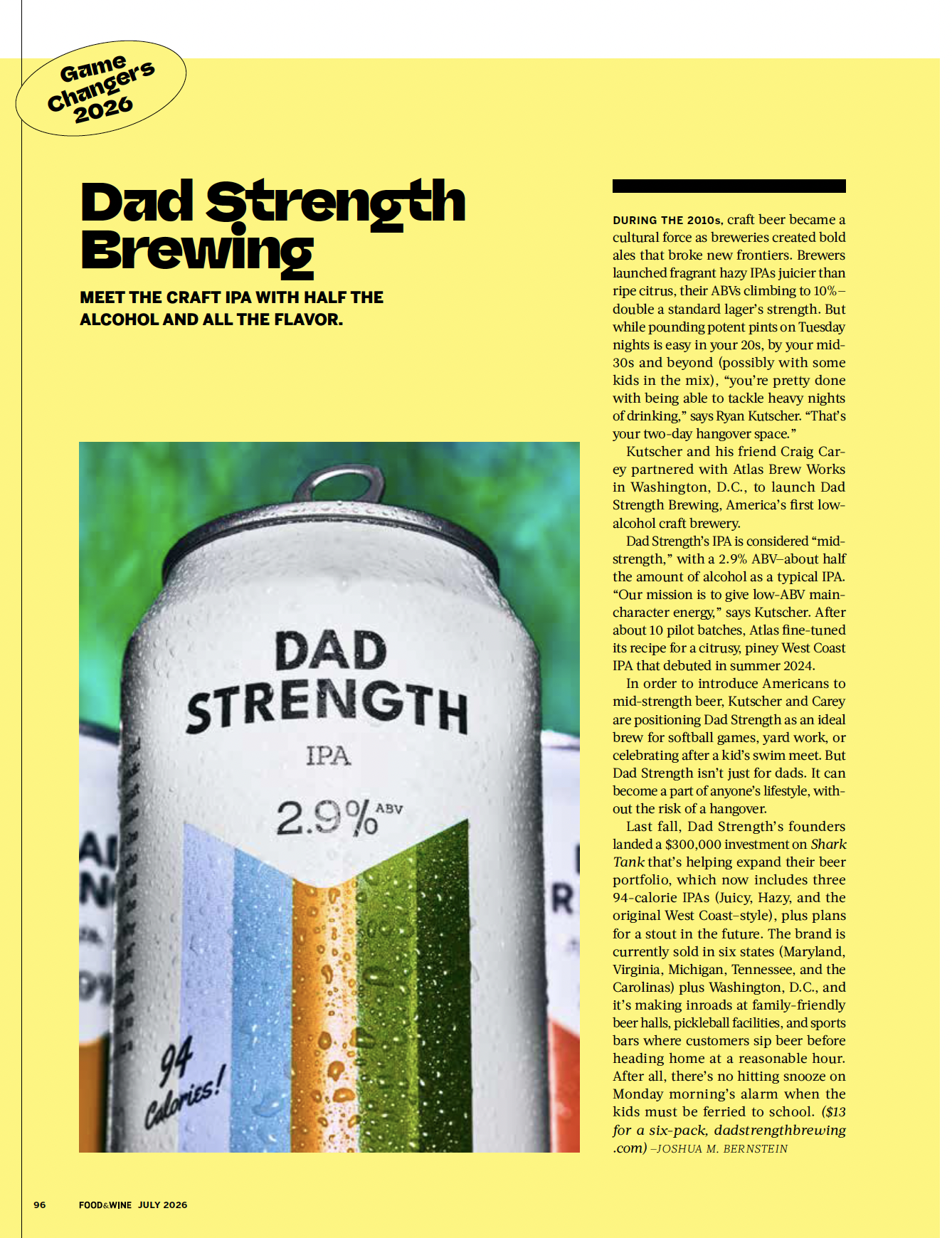 Game Changers: Dad Strength Brewing | Food &amp; Wine