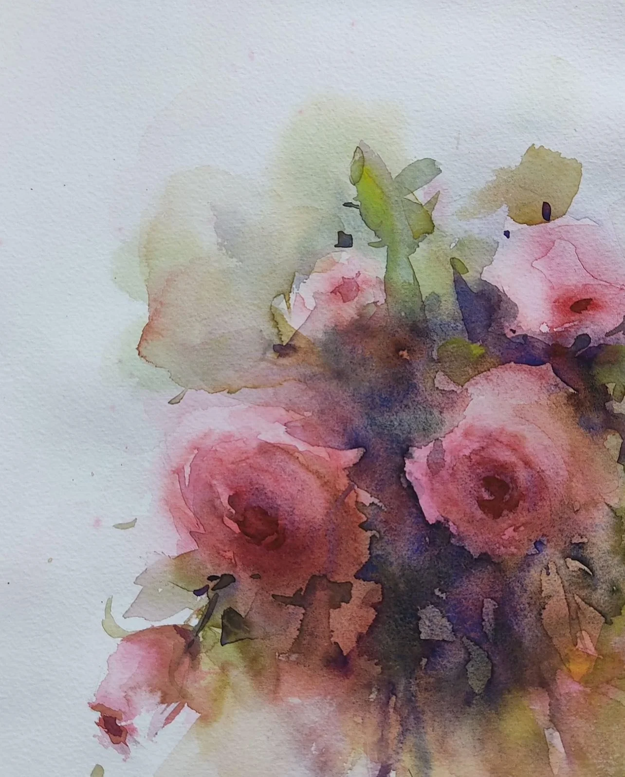 Rose Bouquet - Watercolor Workshop