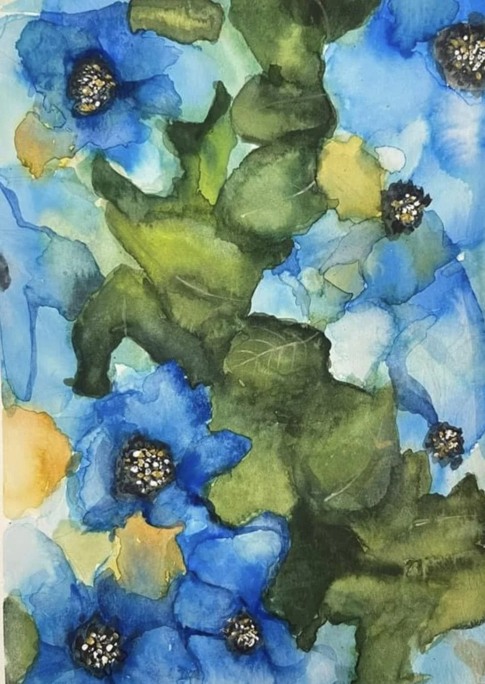 Forever Spring -A Watercolor and Gouache Painting