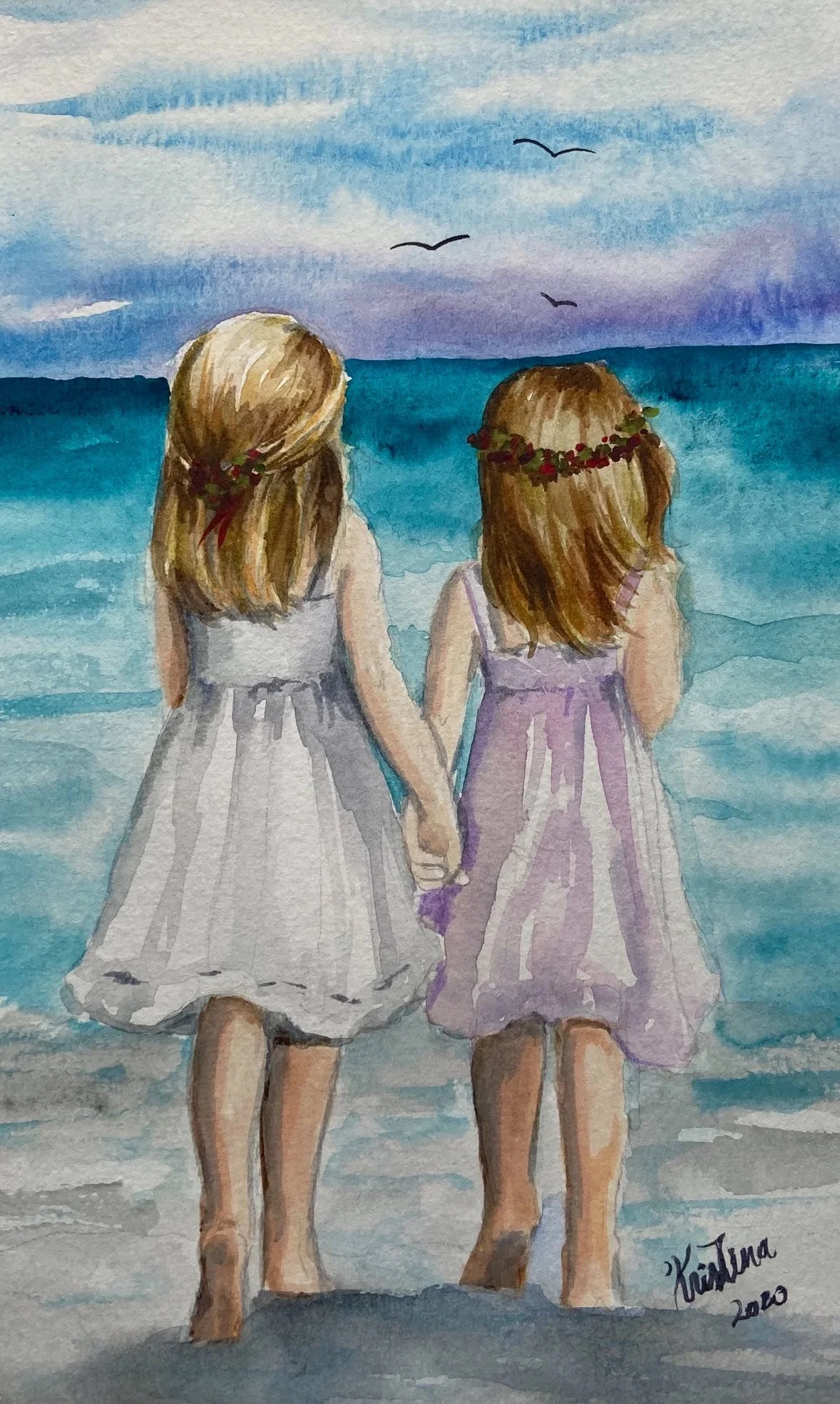 Best Friends - A watercolor Workshop