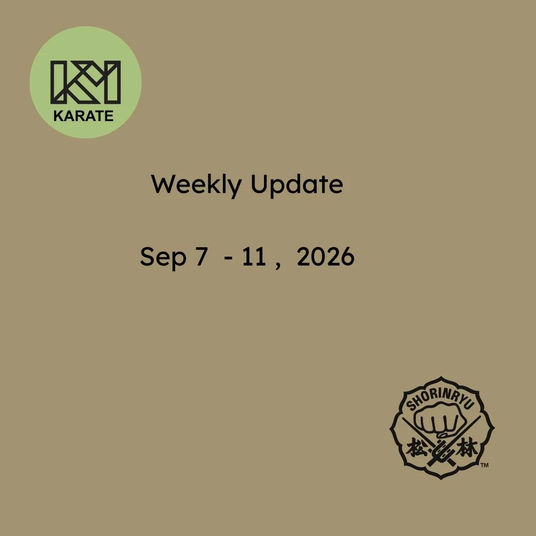 Weekly Update Sep 7 -11, 2026 