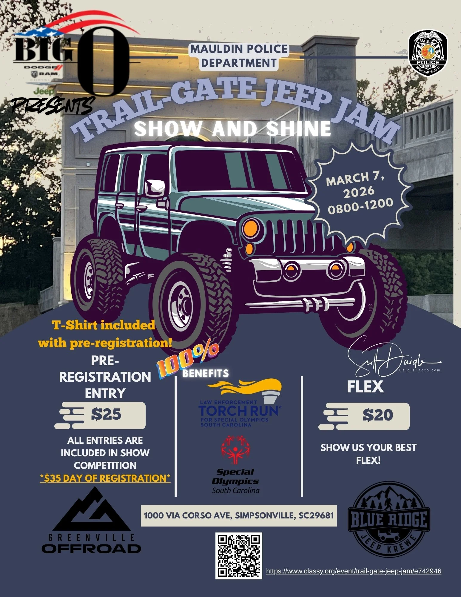 Trail-Gate Jeep Jam To Benefit Special Olympics