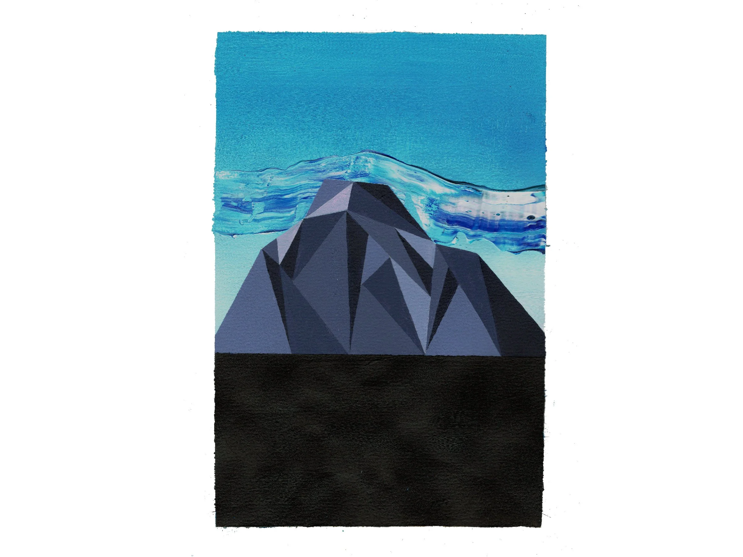 Geo- Blur  Purple 002