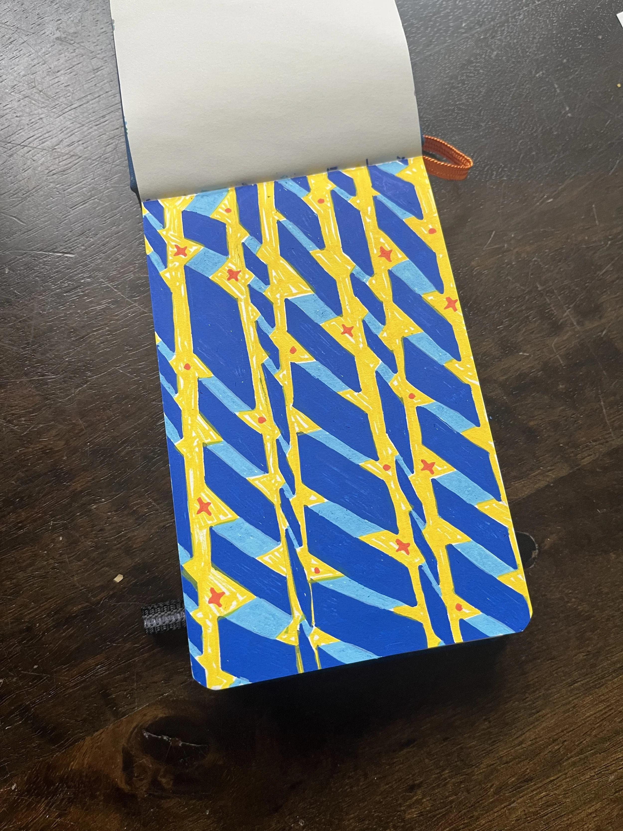 Notebook Sketchbook illustration surface pattern design primary