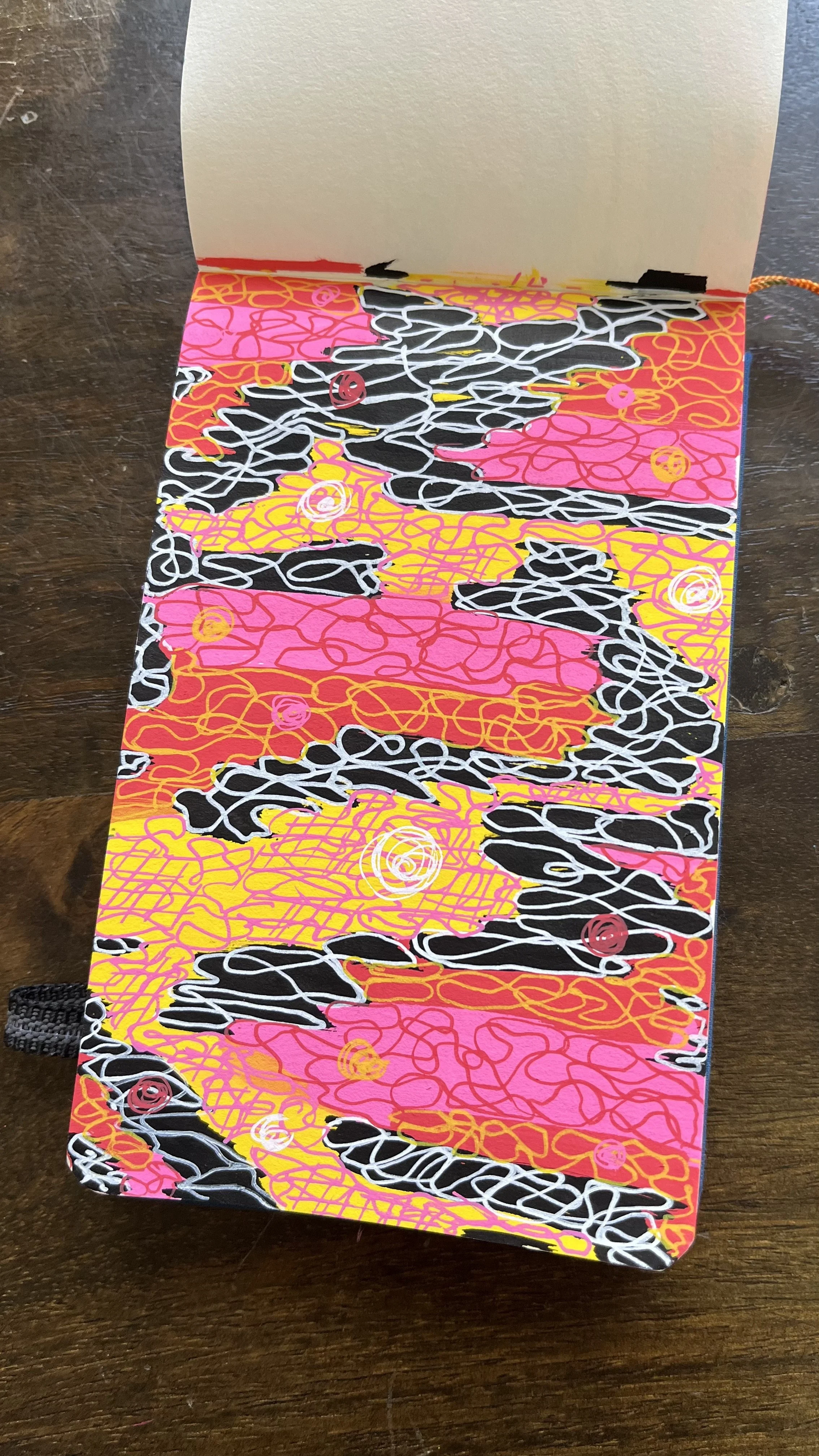 Notebook Sketchbook illustration surface pattern design scribbles