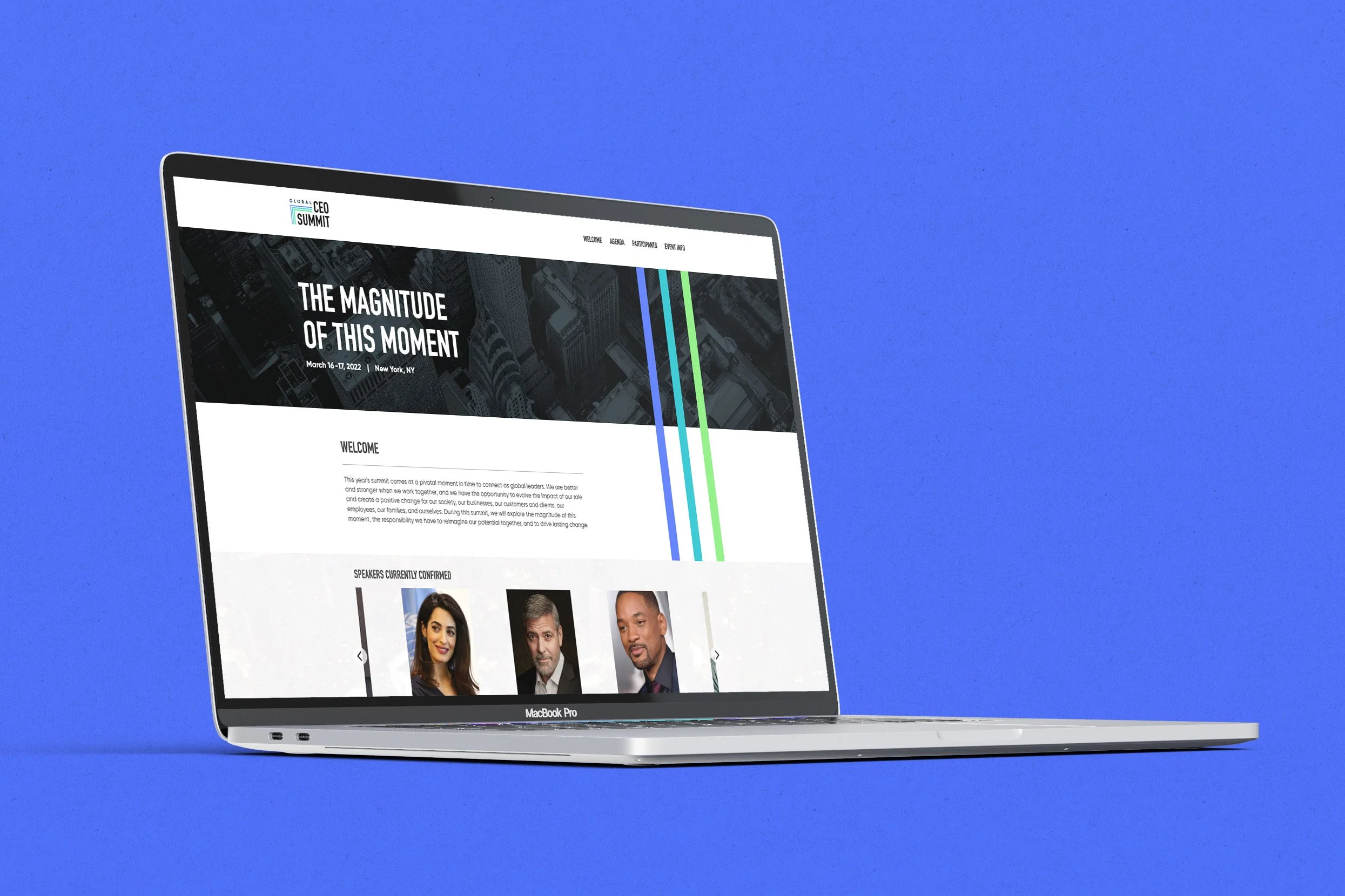 Event website for agenda and participant information