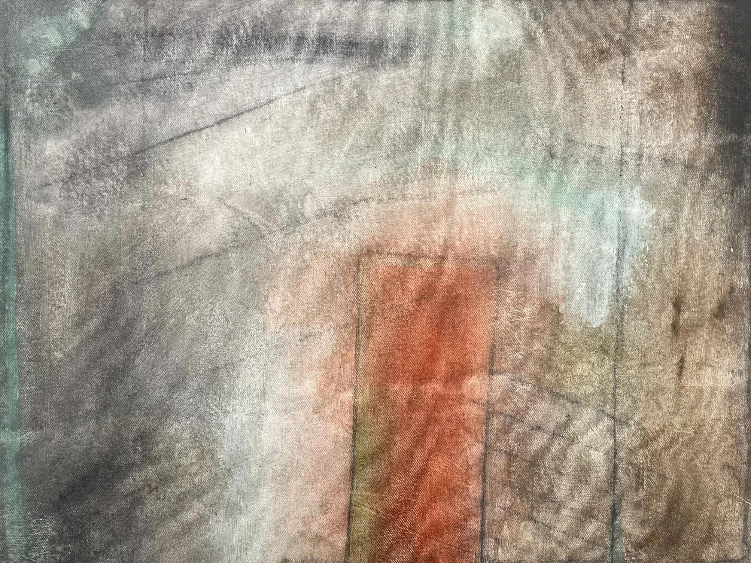 Stabilization, 18 x 24in, acrylic and graphite on canvas, 2026