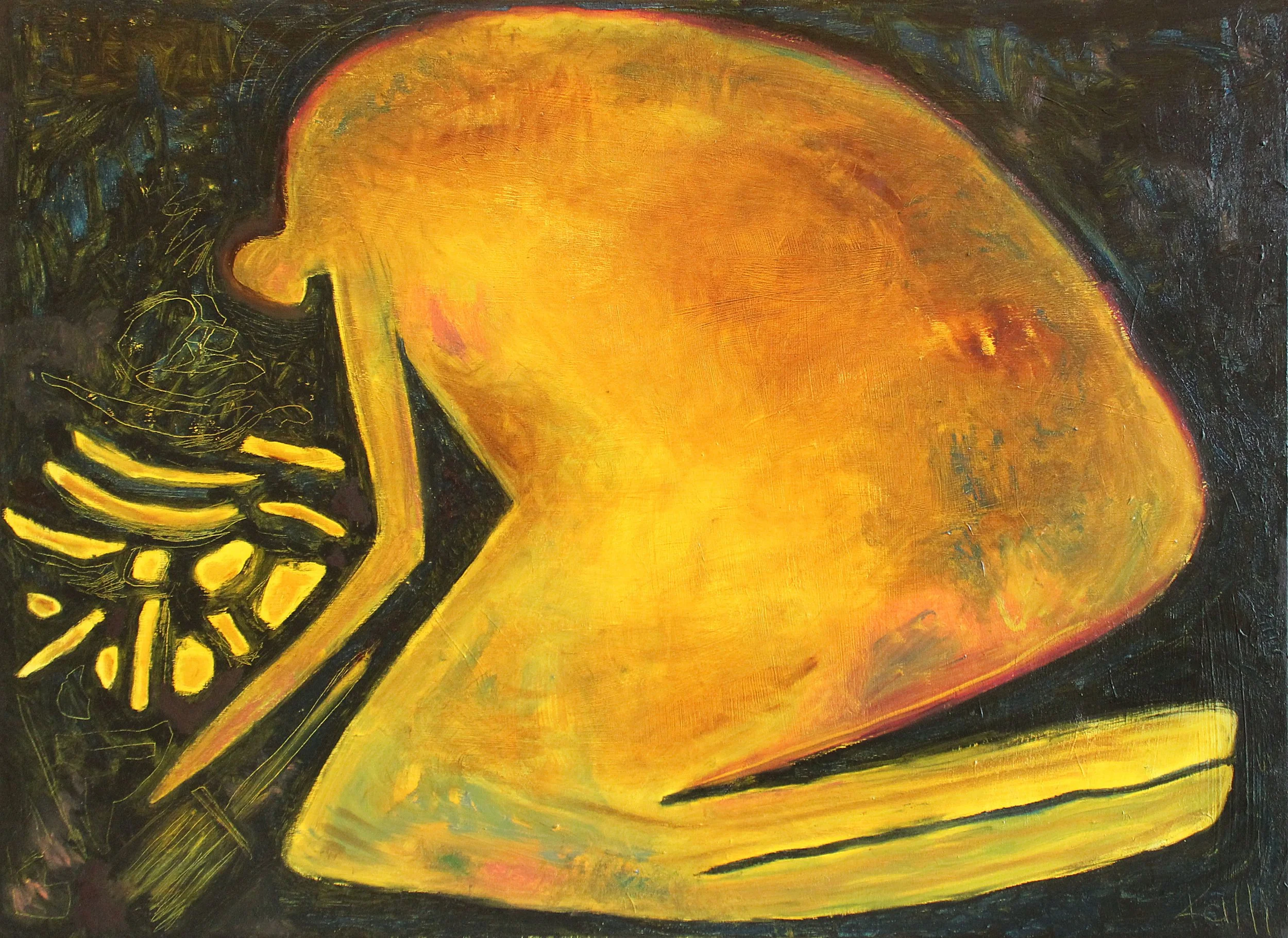 Observing the Steward: Rearticulating, Oil on Canvas, 36x48in