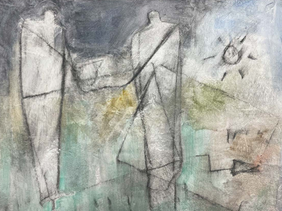Pleasant Find, 18 x 24in, acrylic and graphite on canvas, 2026