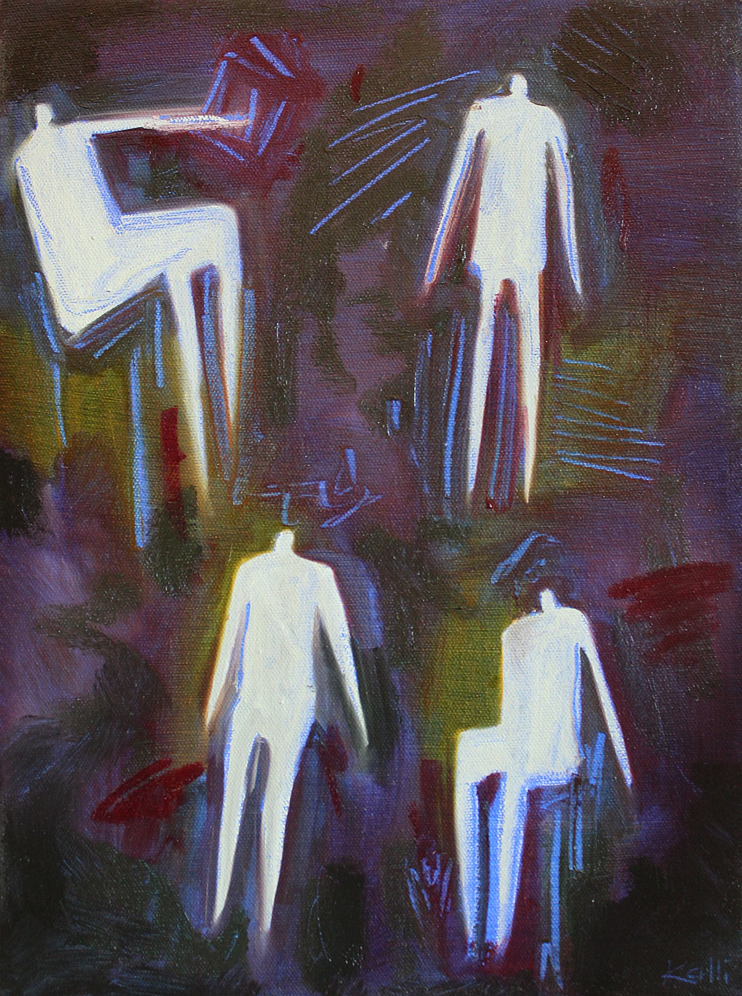 Independent Studies, Oil on Canvas, 11x14in