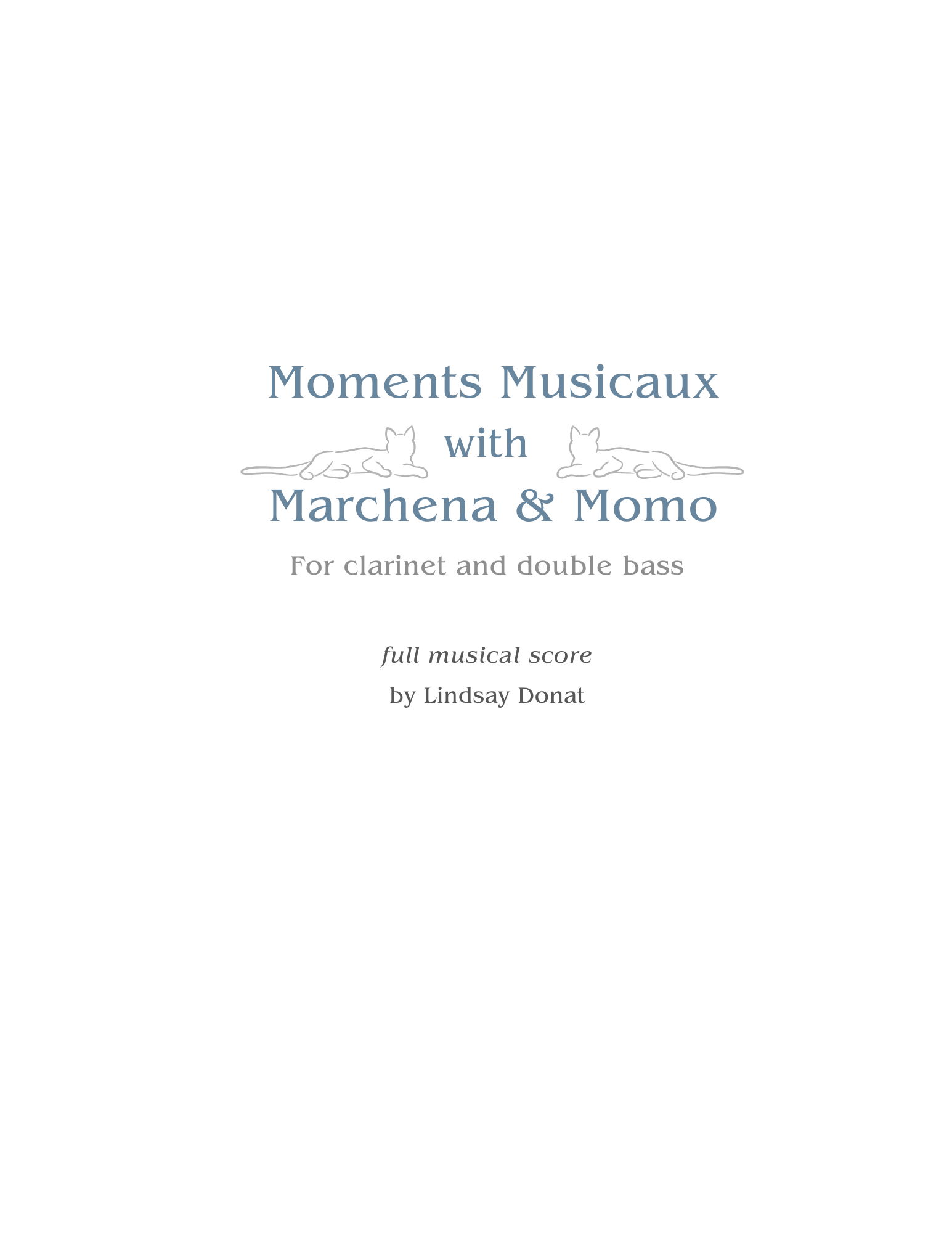 PDF-Moments Musicaux with Marchena and Momo (Music Score)