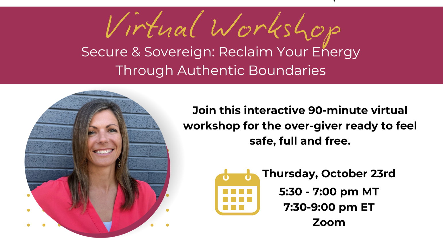 Virtual: Secure & Sovereign - Workshop