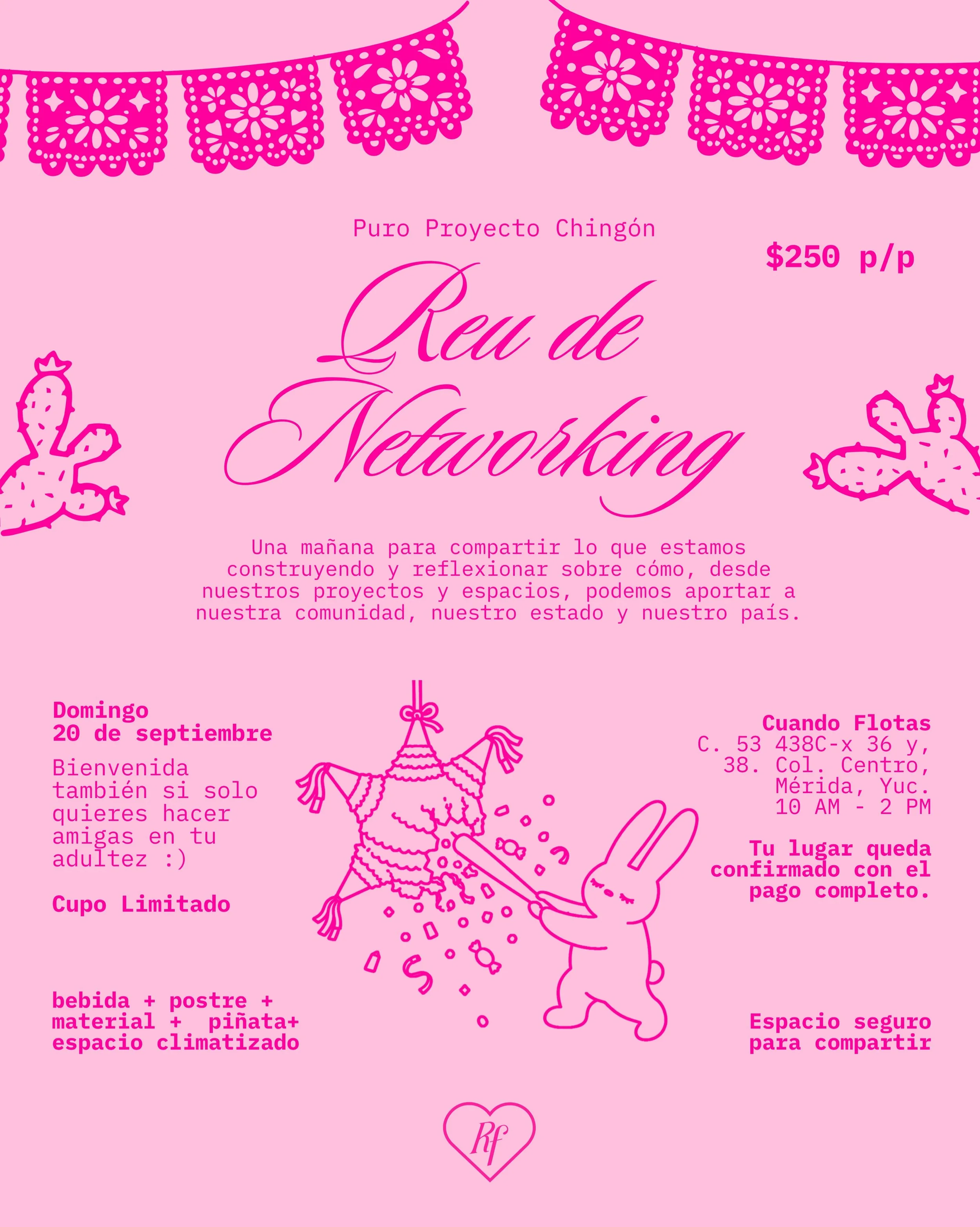 &iquest;Hace cu&aacute;nto no conoces a una persona nueva y terminas pensando: &ldquo;qu&eacute; bueno que vine&rdquo;? 👀

En septiembre, #chingonasclub 🐇✨ se re&uacute;ne para hablar justamente de eso: de nuestros proyectos, de lo que podemos apor