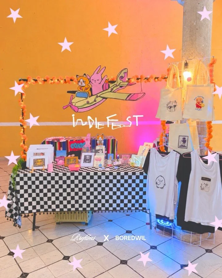 &iexcl;Nuestra primera vez en el @indiefestyucatan con Boredwil y Rrofilms! 🎀

Nos fuimos muy felices de haber compartido nuestro stand, conocer otros proyectos y de todas las personas que se acercaron a comprar y apoyar nuestro trabajo. &iexcl;Much