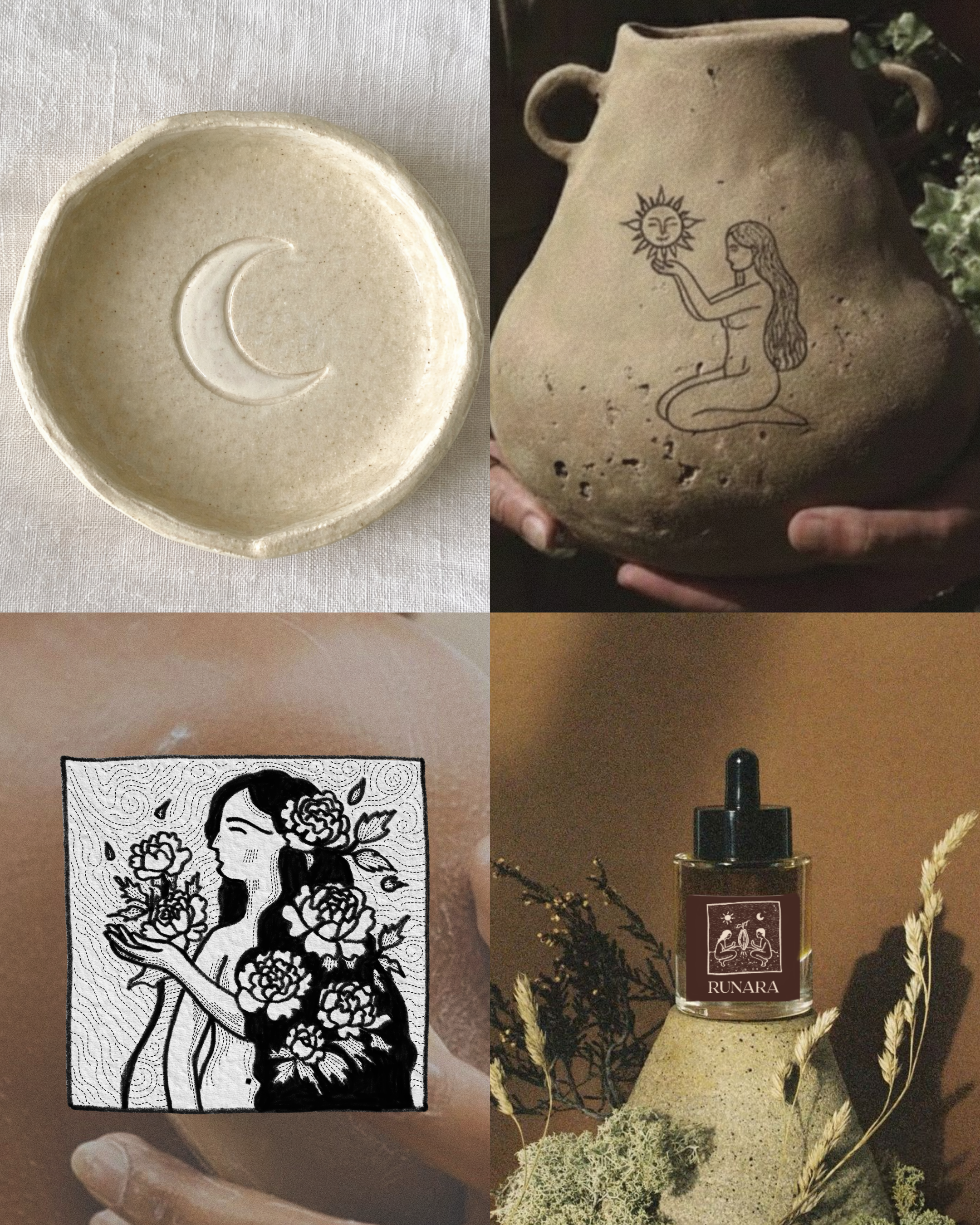 Mockup de ilustración personalizada para marca.