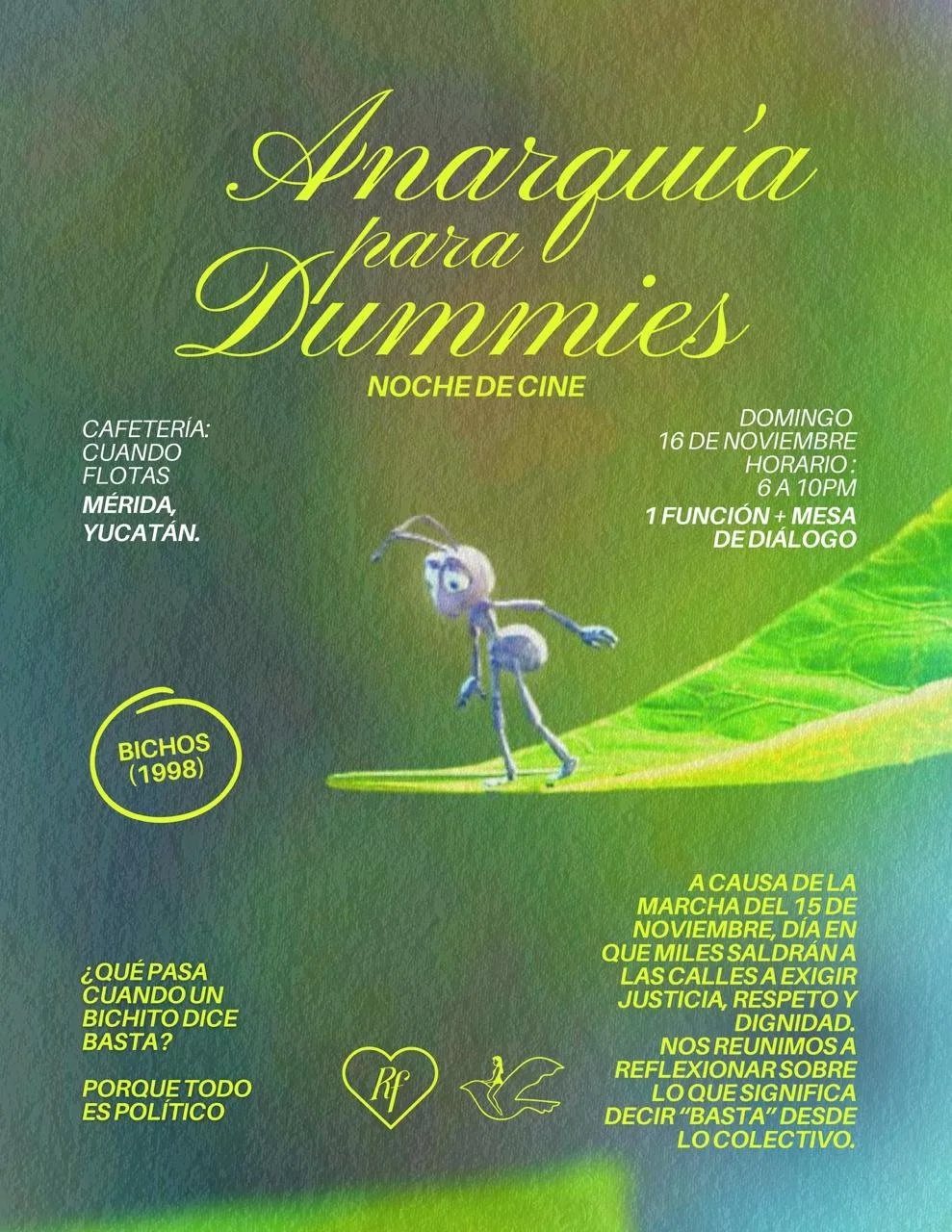 Noche de Cine y diálogo: 🐜 “Bichos”