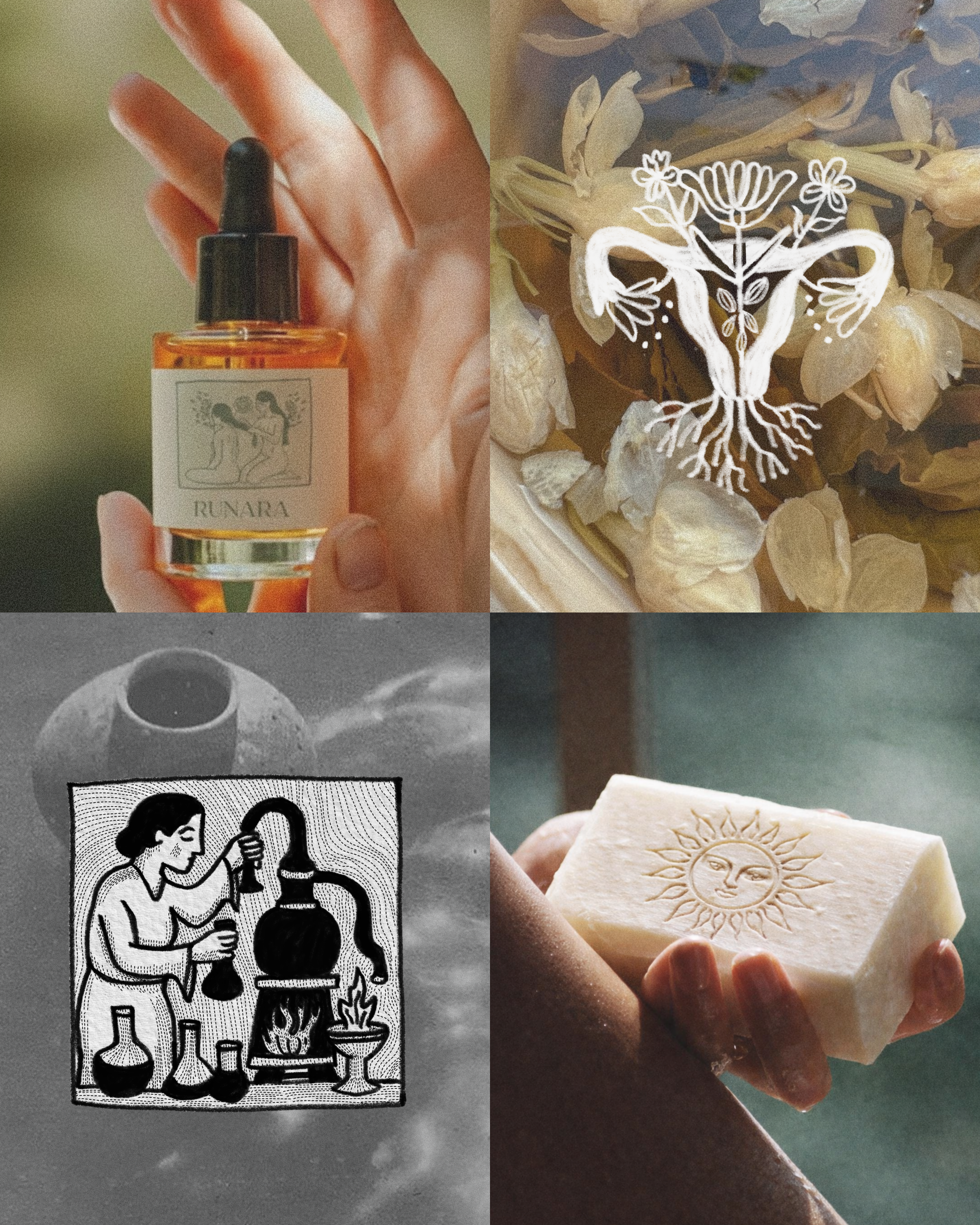 Mockup de ilustración personalizada para marca.