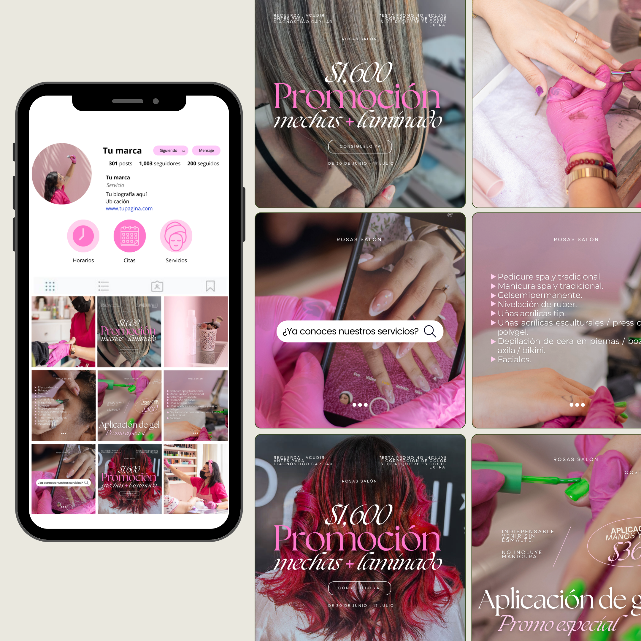 Diseño de posts y highlights