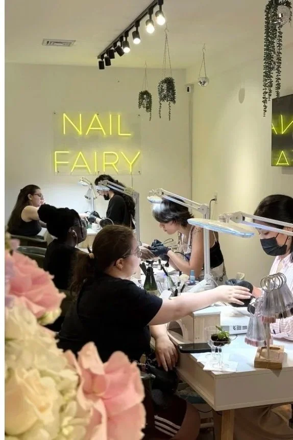 Precision Russian manicure prep at Nail Fairy NYC nail salon Midtown Manhattan